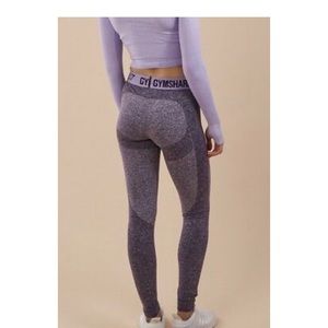 Gymshark flex leggings purple marl